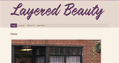 Desktop Screenshot of layeredbeautysalon.com